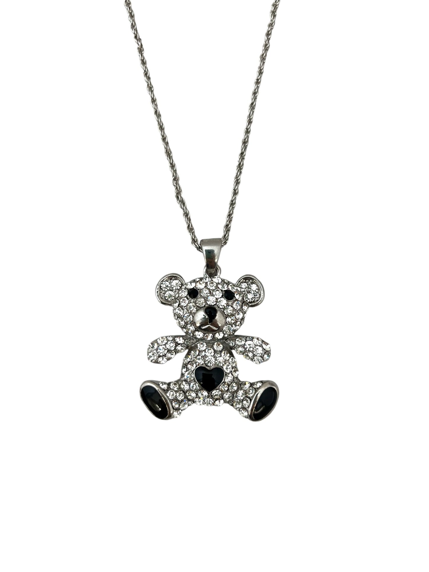Collana Orsetto strass
