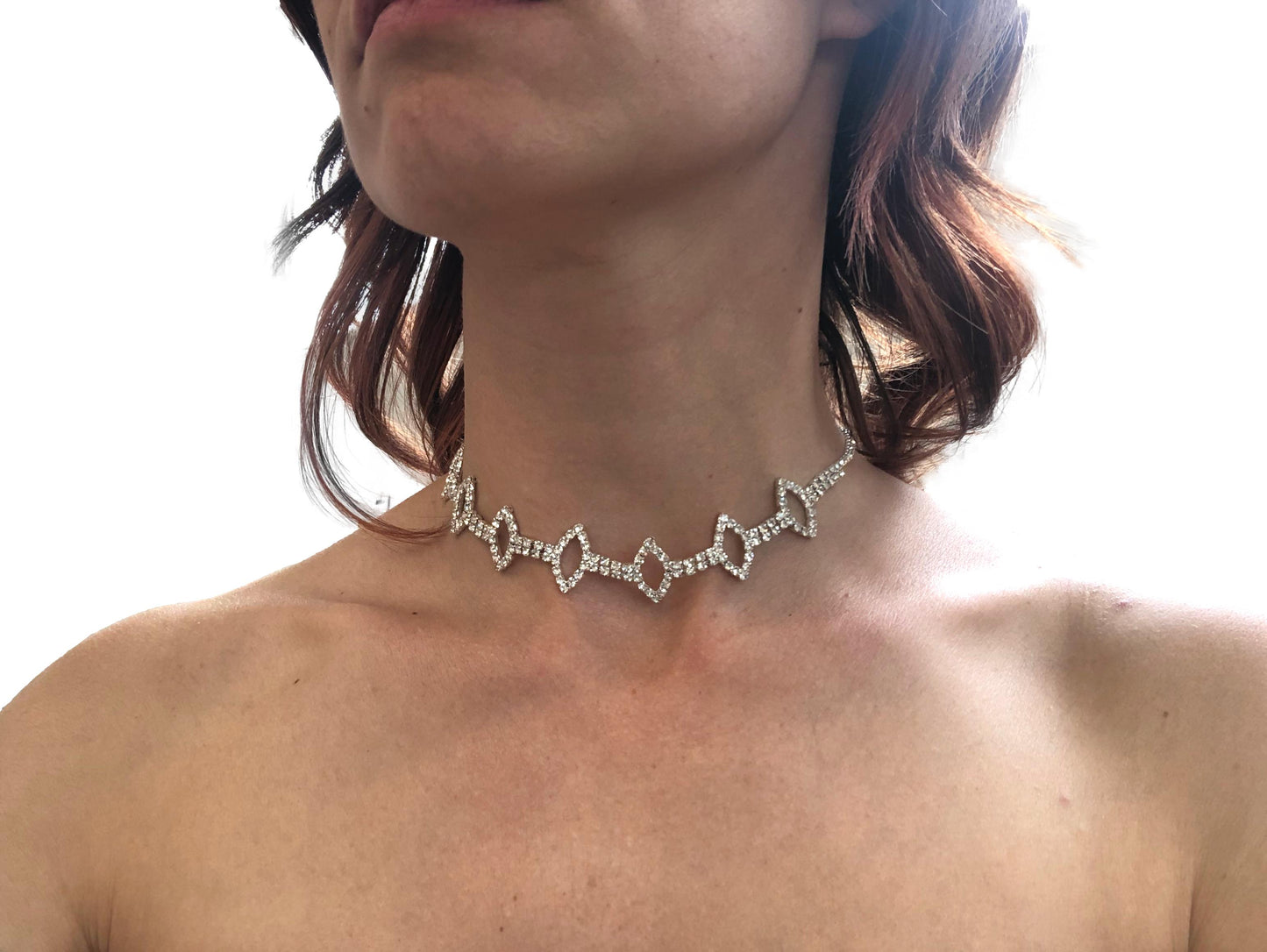 Girocollo strass cristallo