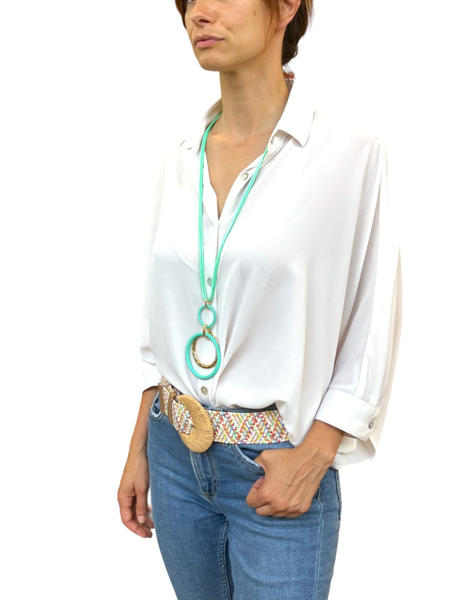 Collana cerchi pendenti
