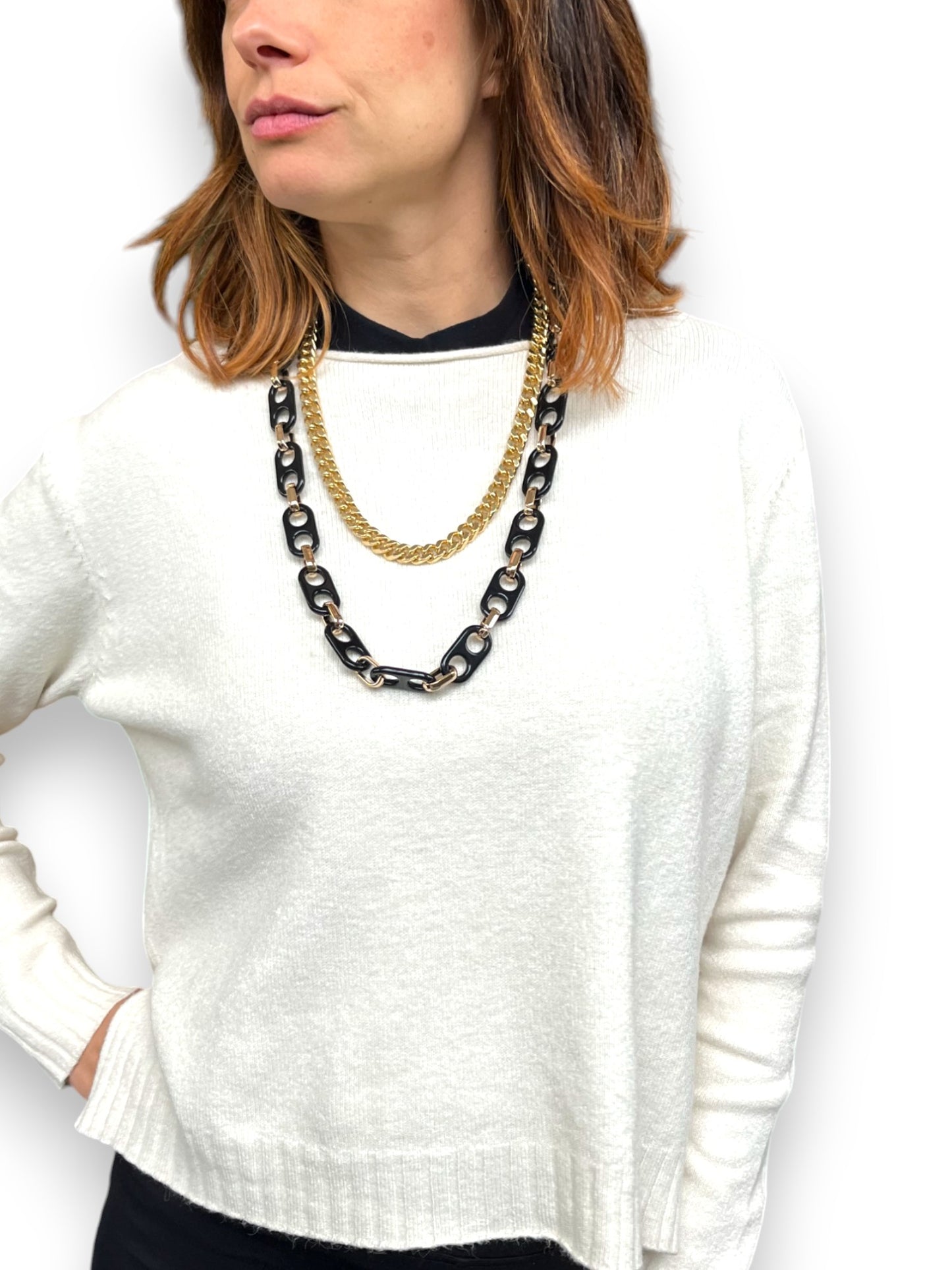 Collana doppio filo