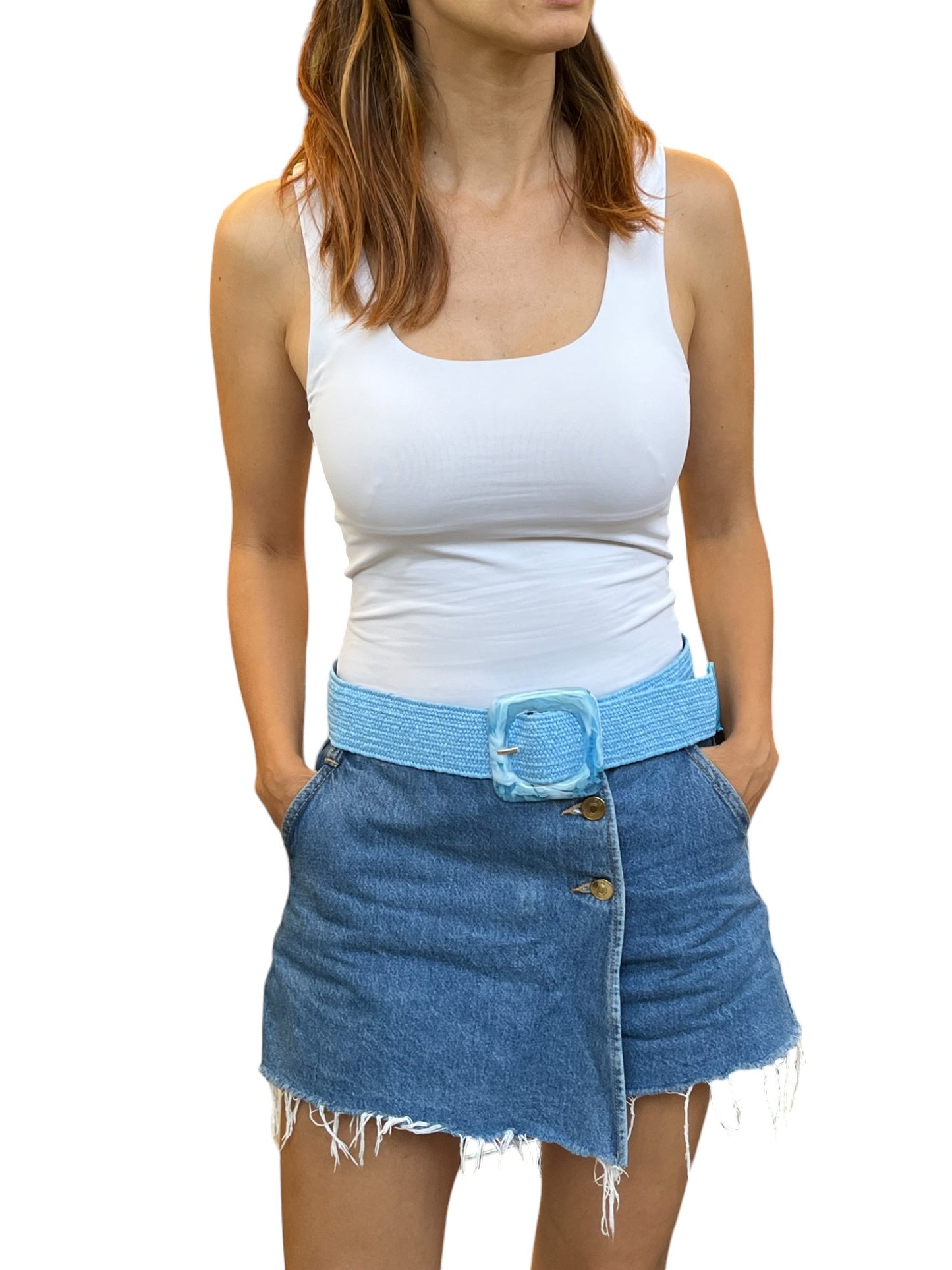 Cintura in tessuto elasticizzato