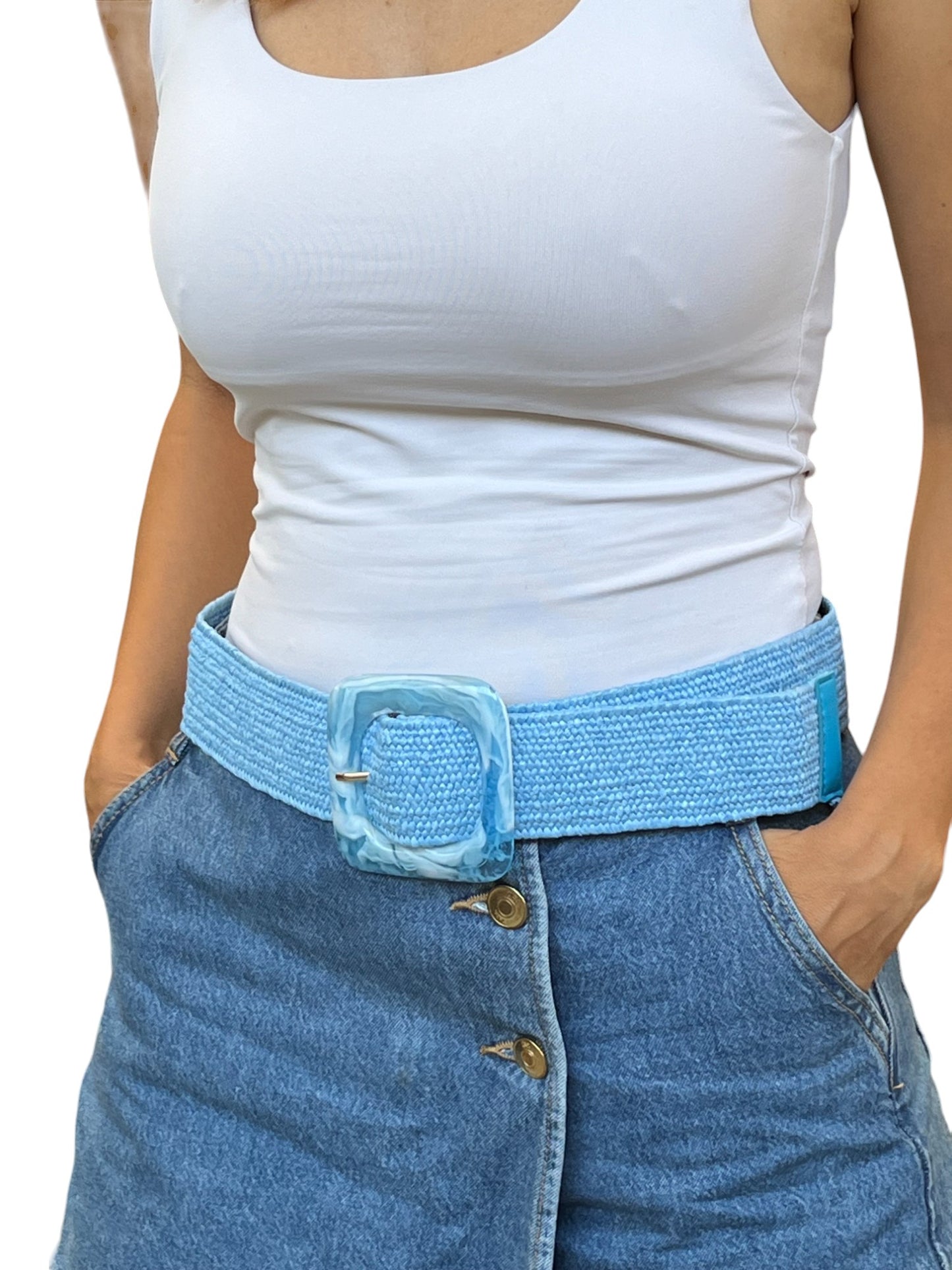 Cintura in tessuto elasticizzato