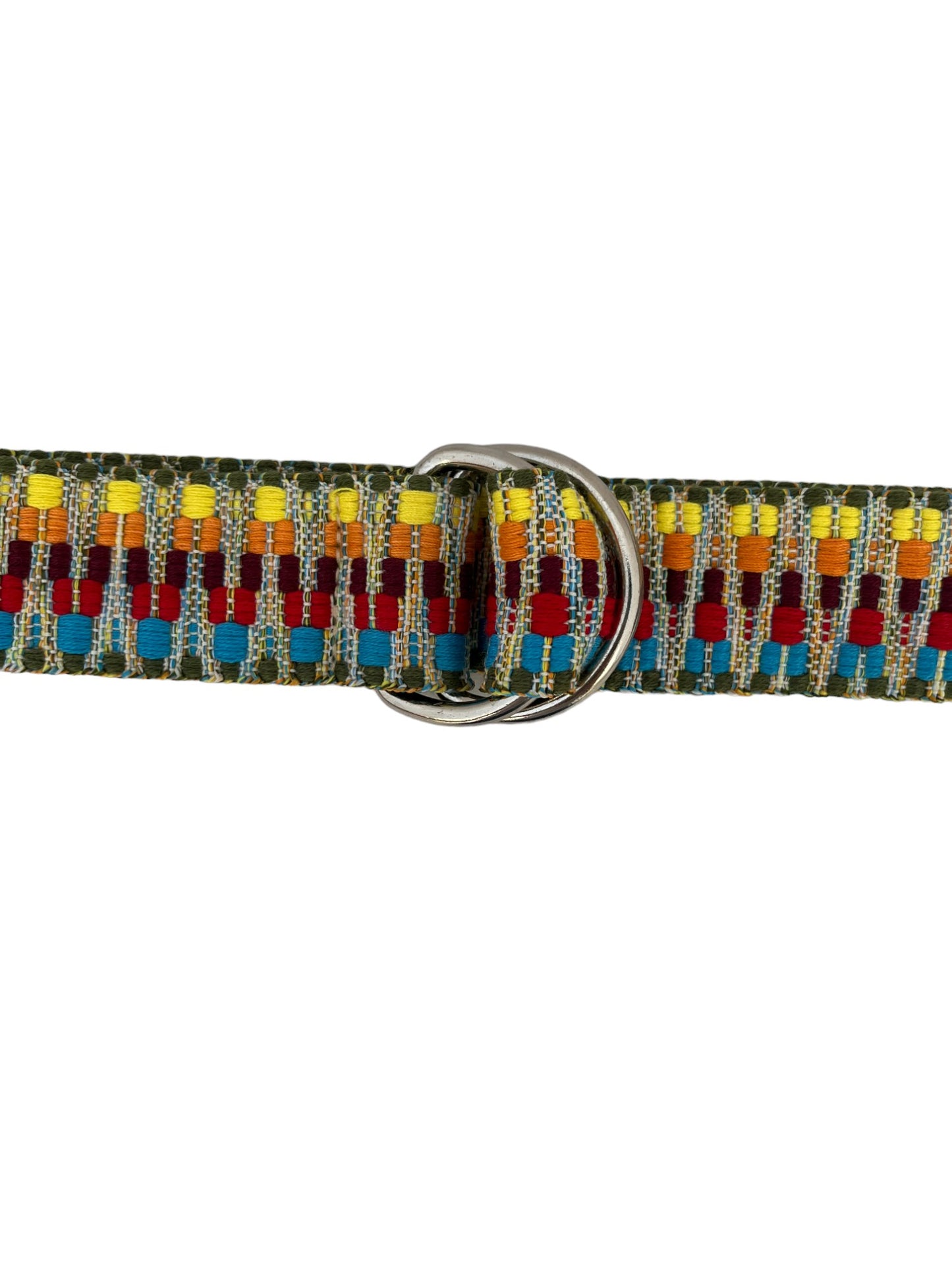 Cintura in tessuto doppia fibbia