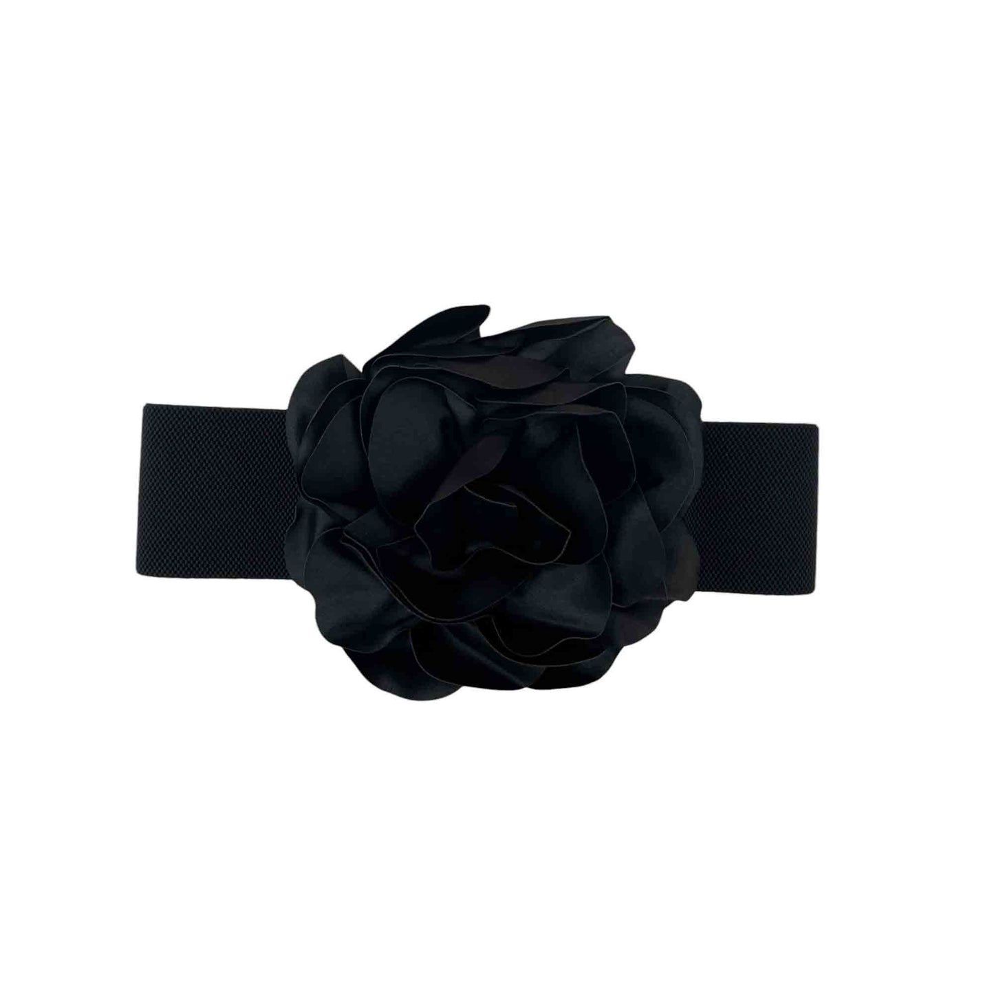 Cintura elastica con fiore grande