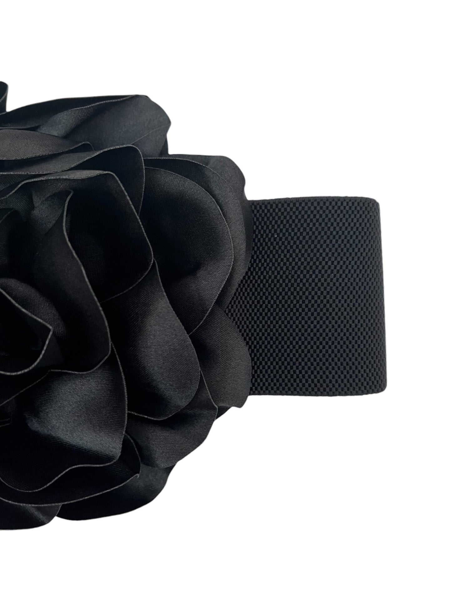 Cintura elastica con fiore grande