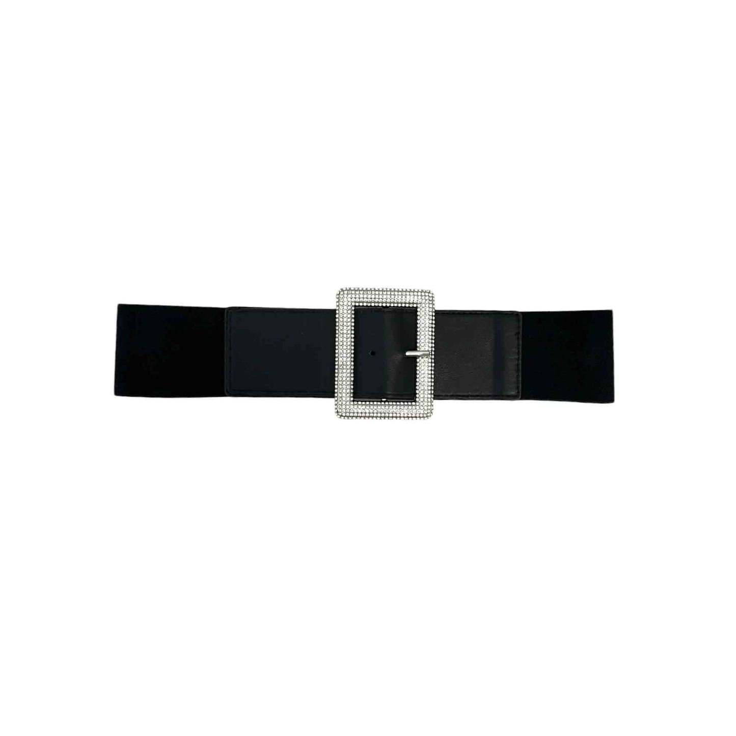 Cintura elastica con fibbia di strass