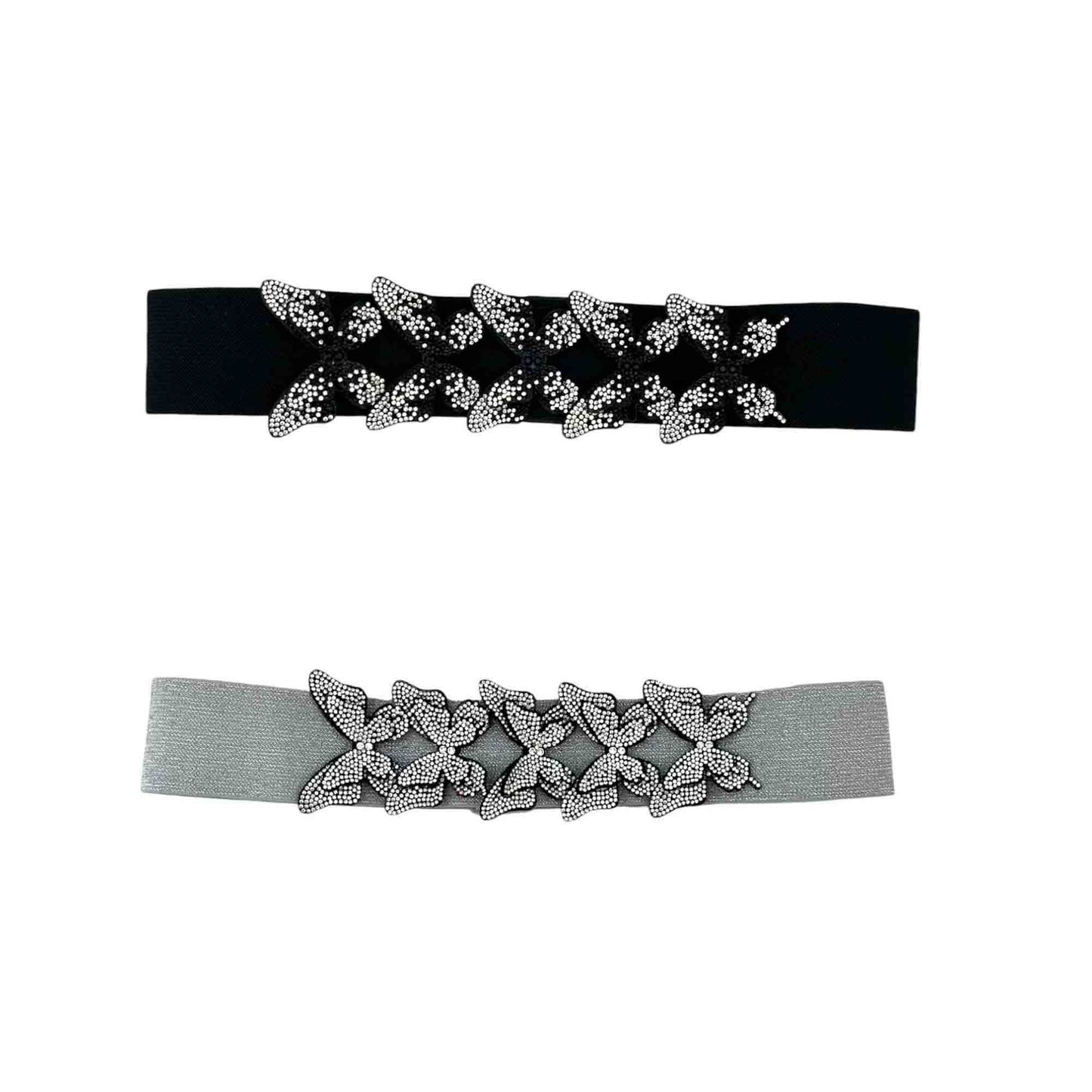Cintura elastica con farfalle