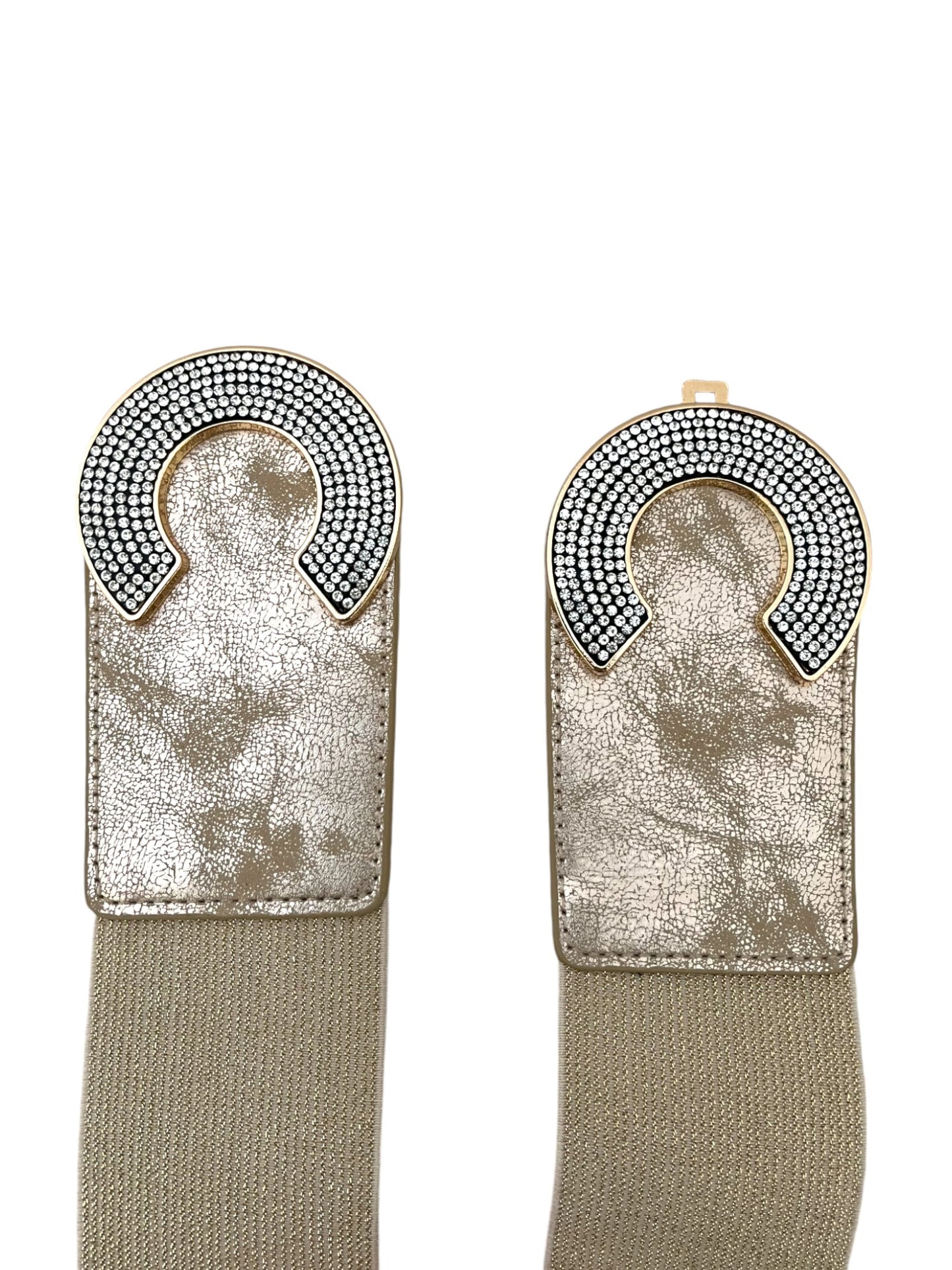 Cintura elastica con fibbia tonda