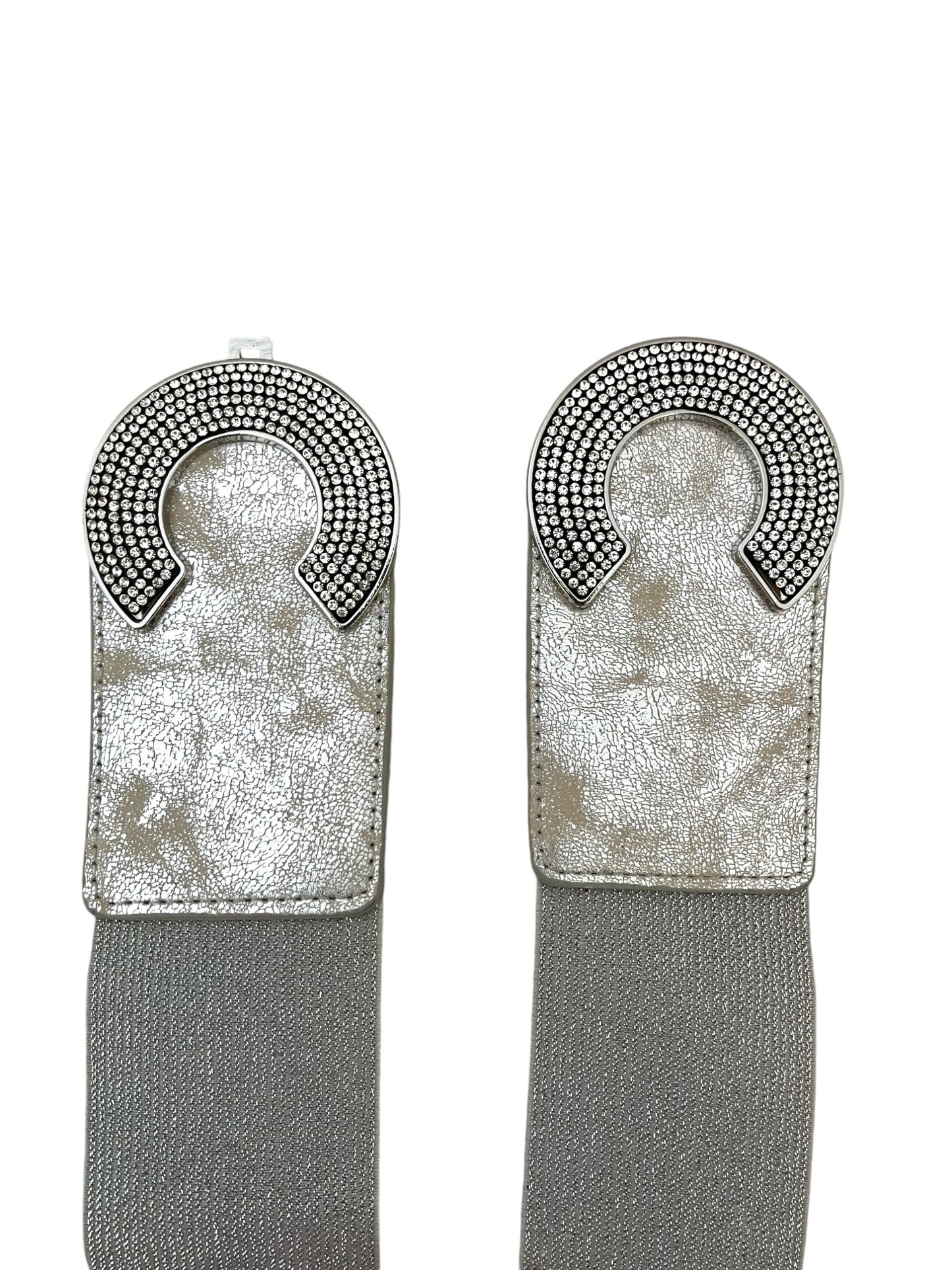 Cintura elastica con fibbia tonda
