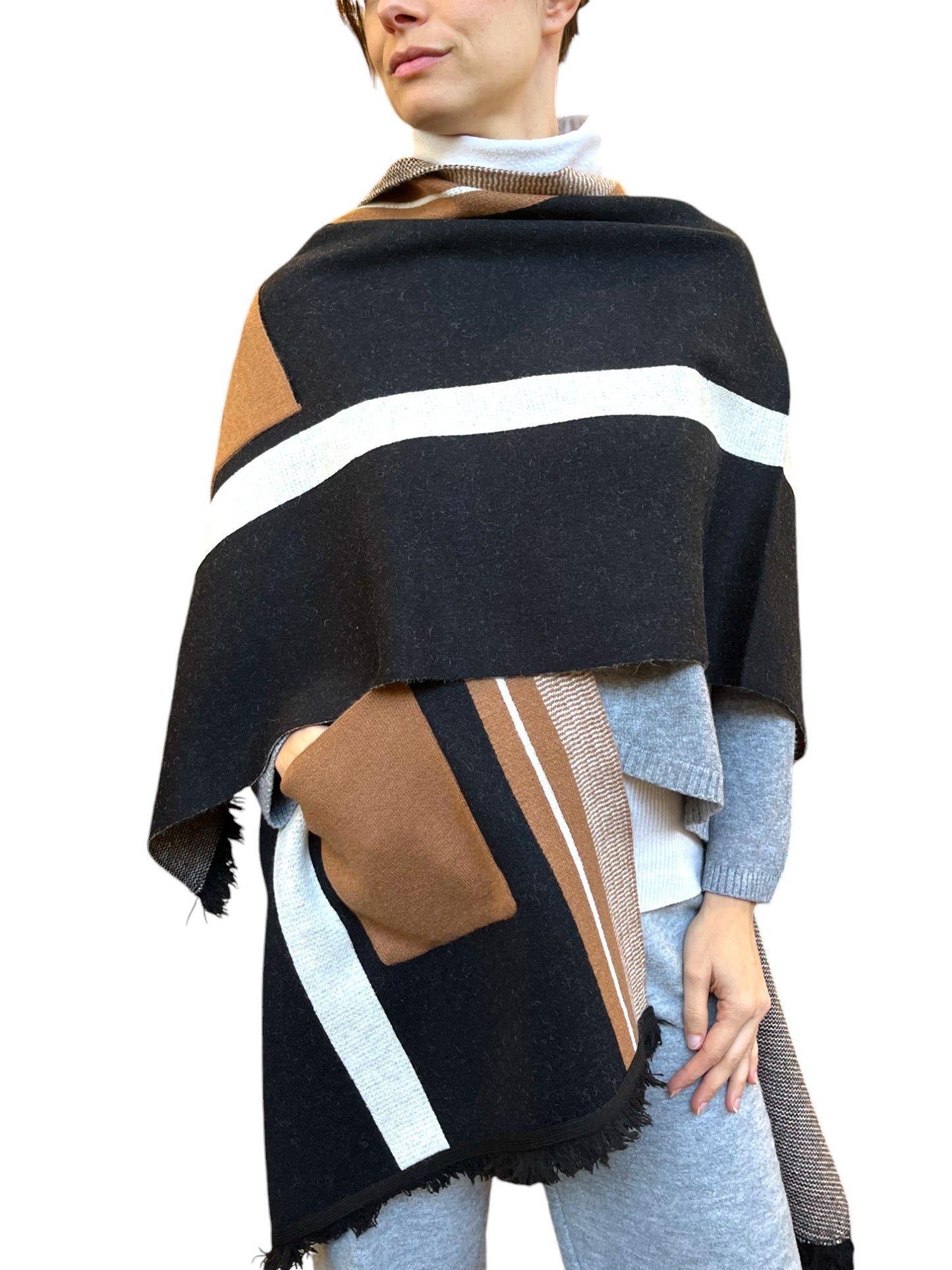 Mantella con tasche