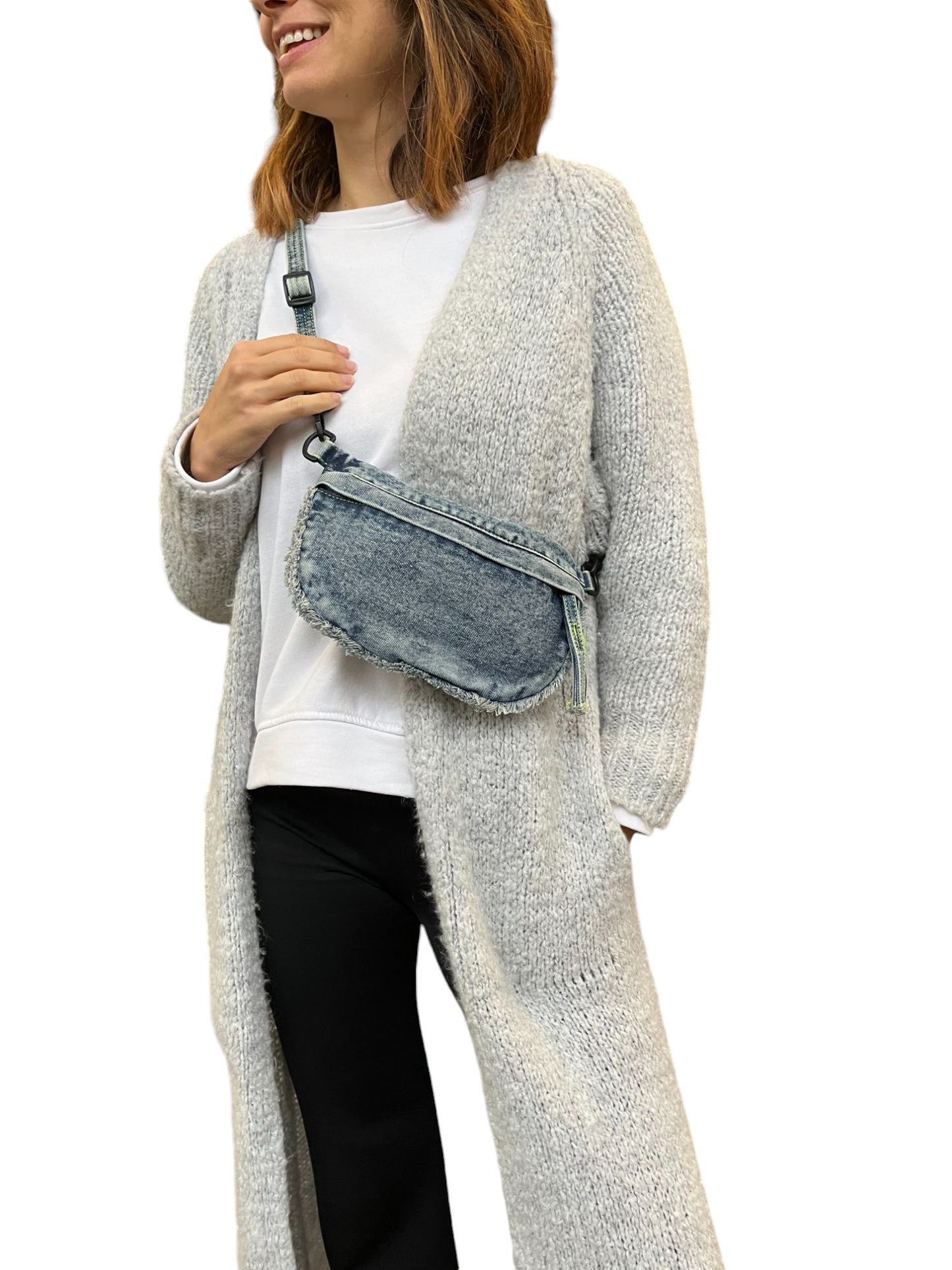 Borsa tracolla denim