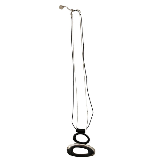 Collana ciondolo metallo