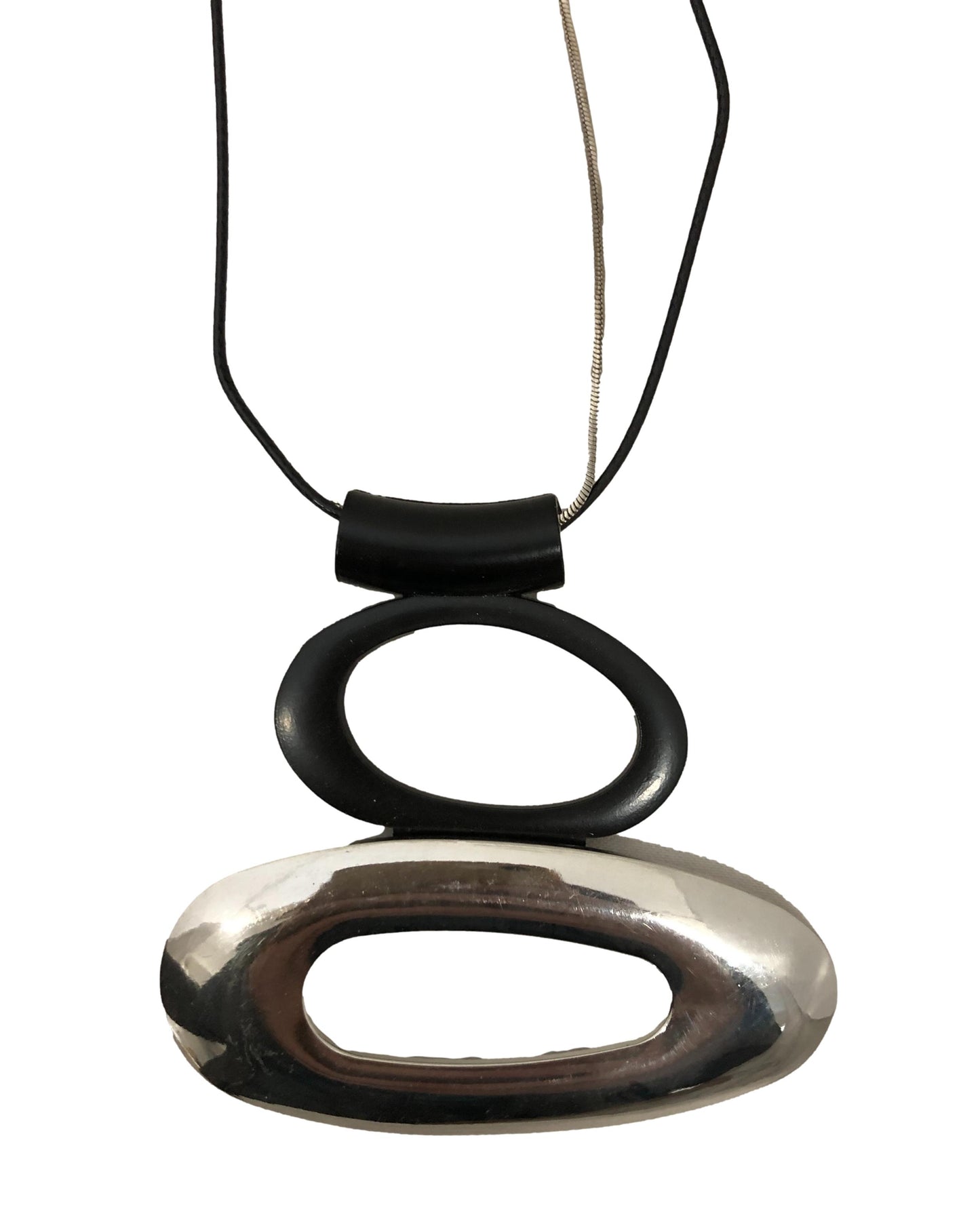 Collana ciondolo metallo