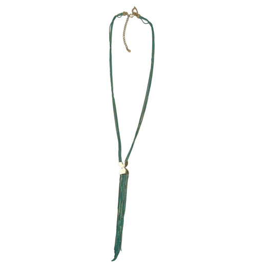 Collana multi fili di catena colorata