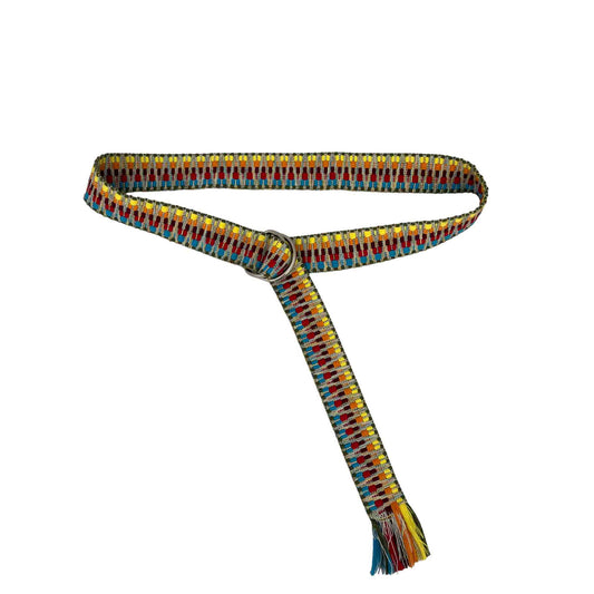 Cintura in tessuto doppia fibbia