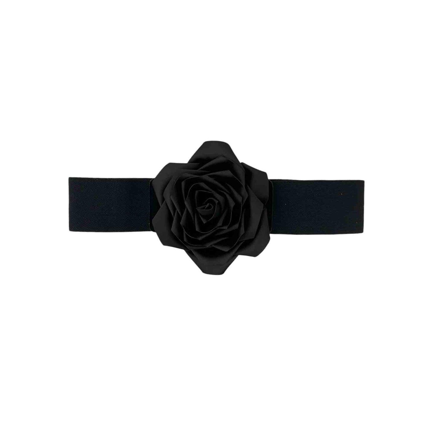 Cintura elastica con fiore
