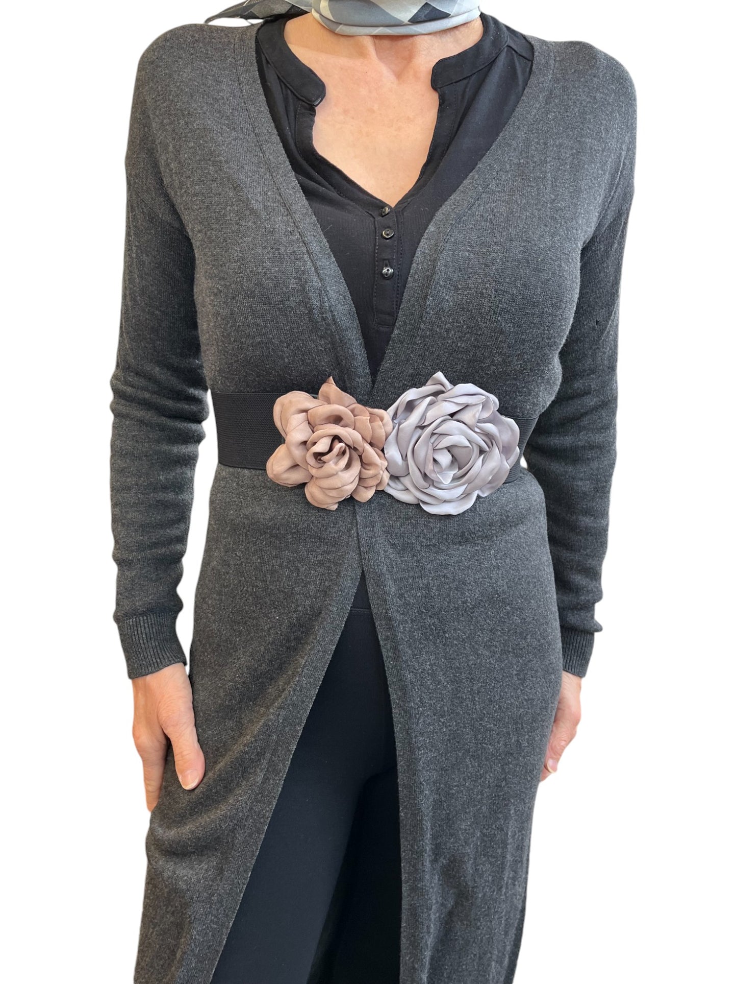 Cintura elastica con fiori