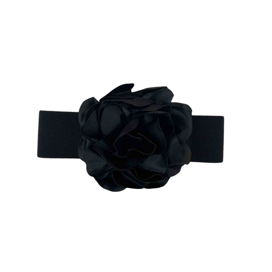 Cintura elastica con fiore grande