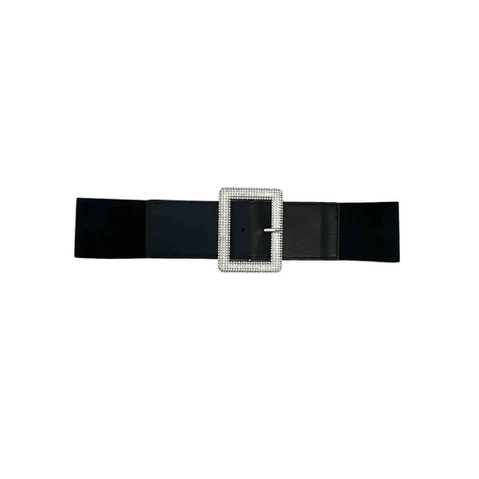 Cintura elastica con fibbia di strass