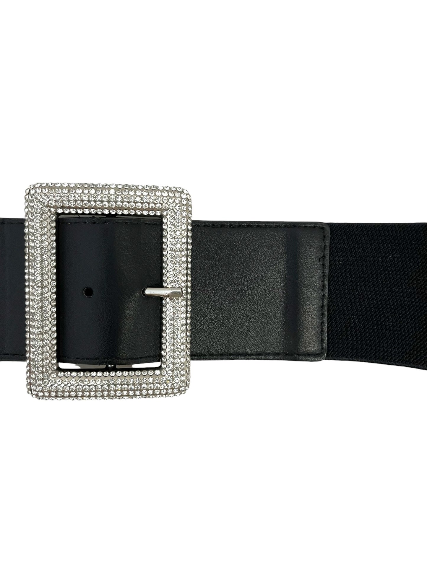Cintura elastica con fibbia di strass
