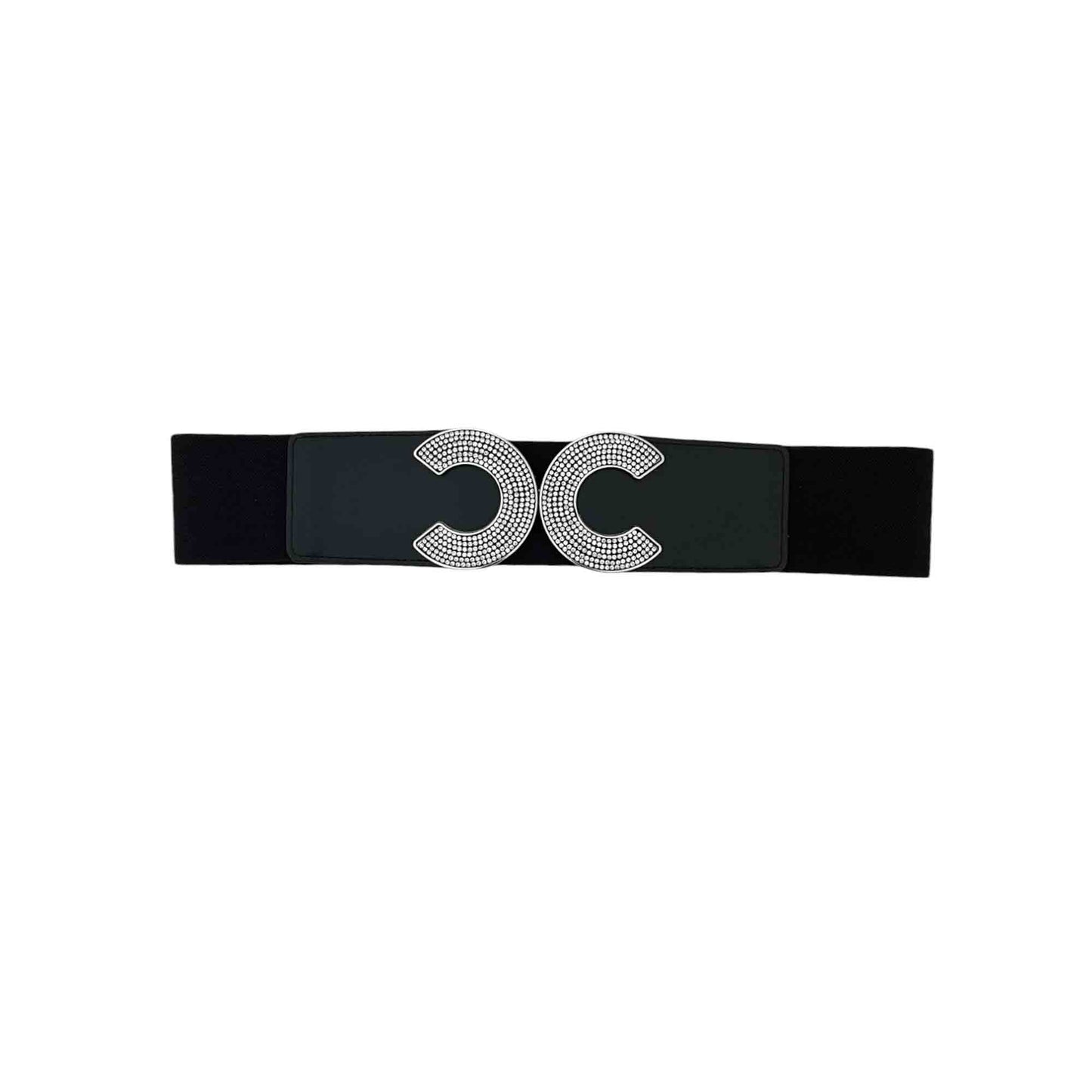 Cintura elastica con fibbia tonda