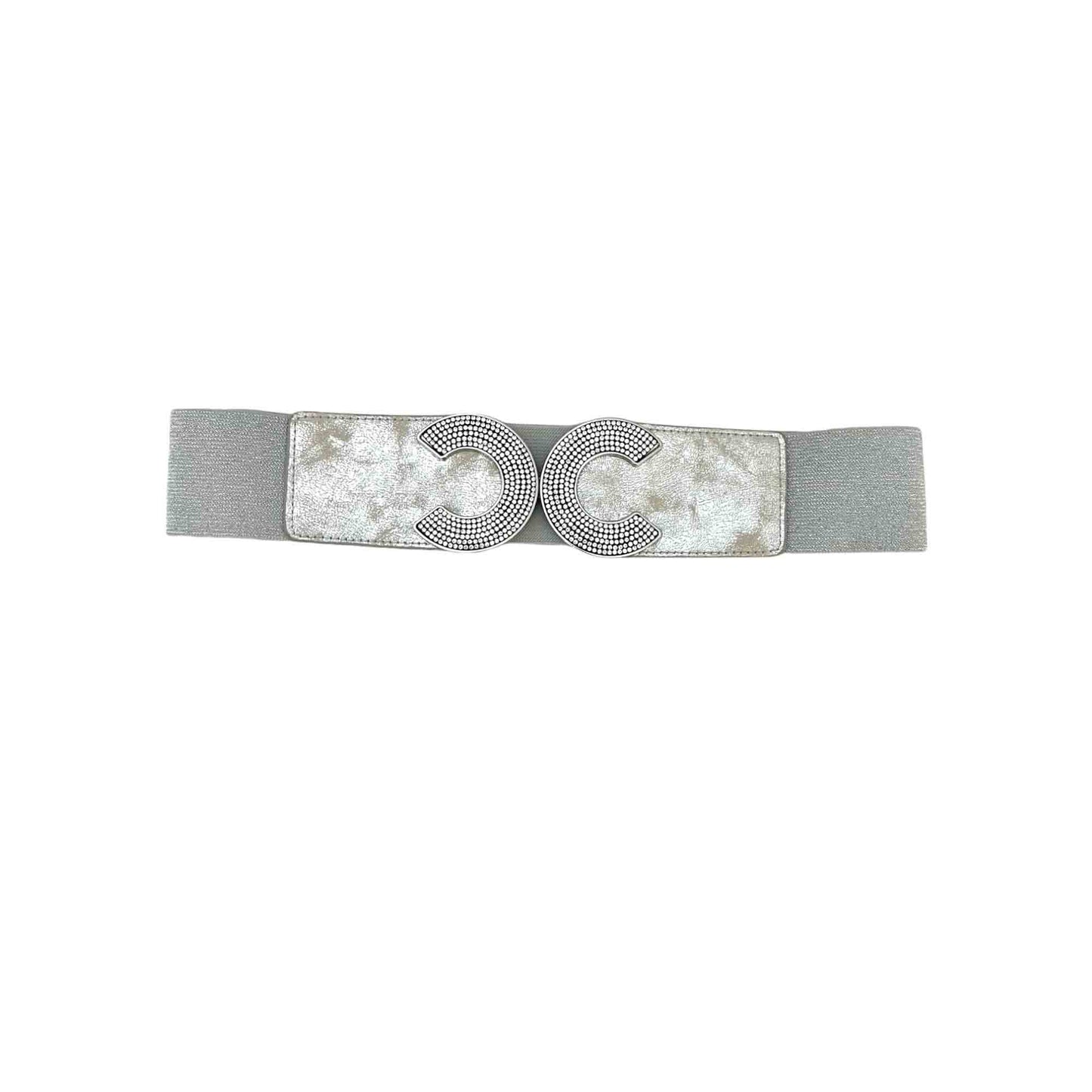 Cintura elastica con fibbia tonda