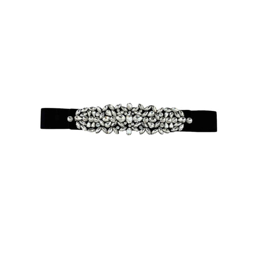 Cintura elastica con pietre sfaccettate